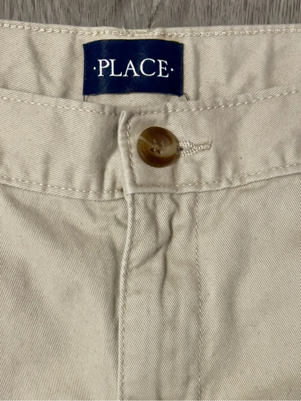 The Childrens Place Khaki Chino Pants Boys Size 14 Adjustable Waist Cotton